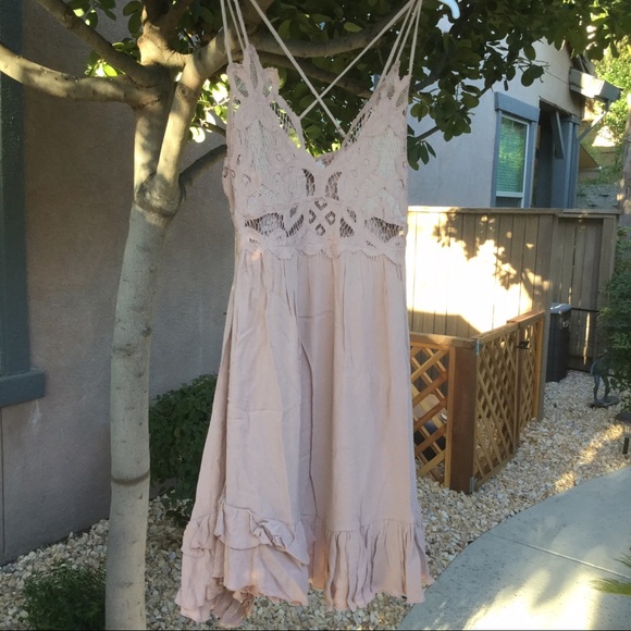 CLEARANCE-NO OFFERS‼️Isabella Lace Trim Dress - Picture 8 of 8